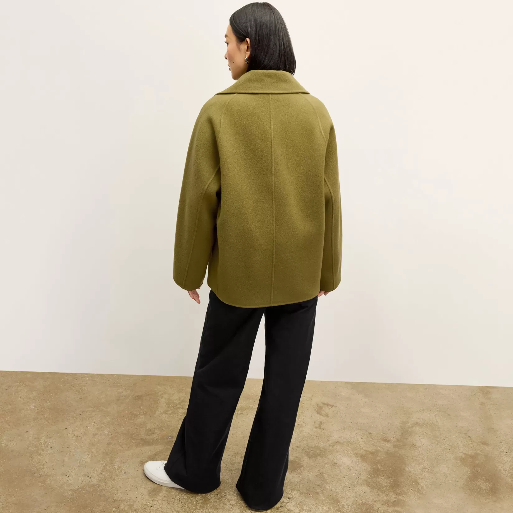 Jackets | M.M.LaFleur The Calista Coat - Double-Face Wool Pistachio