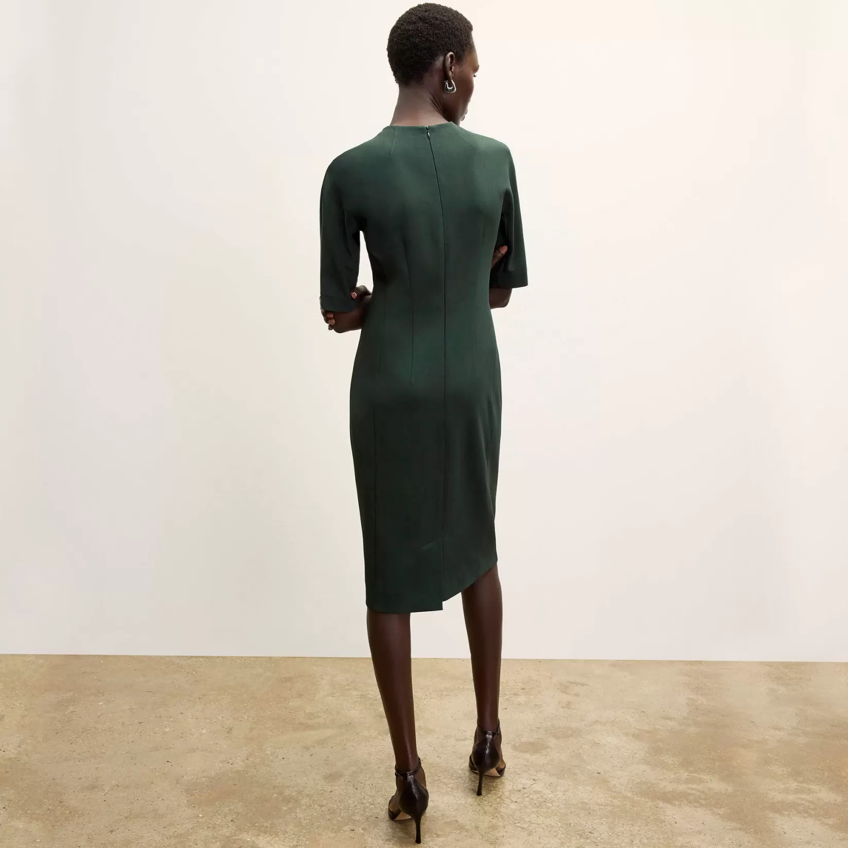 Dresses | M.M.LaFleur The Farnoosh Dress - Recycled Wondertex DarkEmerald