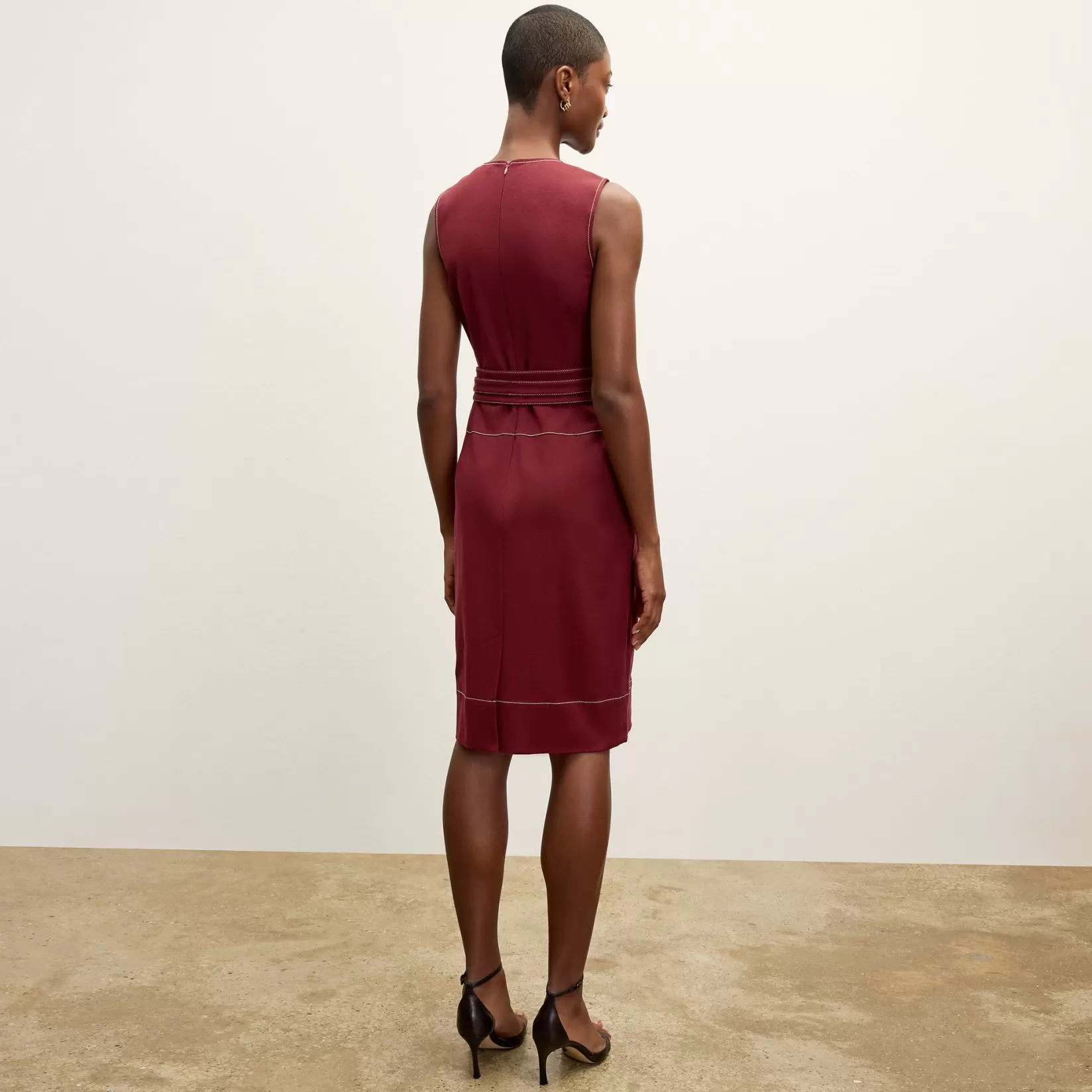 Dresses | Suiting | M.M.LaFleur The Maude Dress - Contrast Stitch Eco Better Than Denim BerryJam