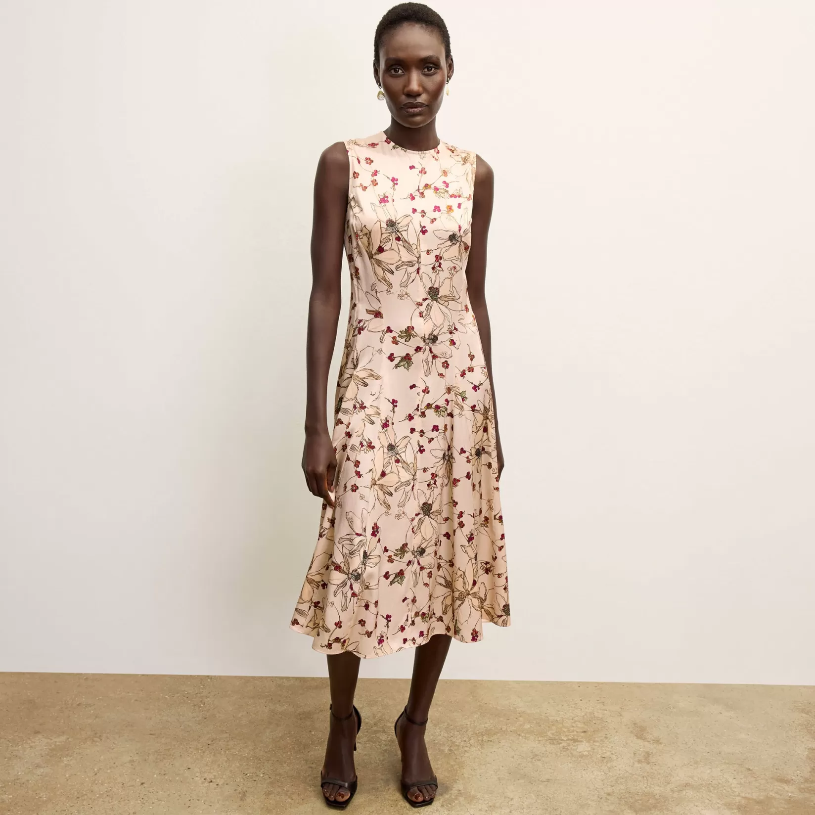 Dresses | M.M.LaFleur The Nyla Dress - Washable Silk Charmeuse BotanicalPrint